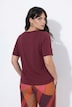 T-Shirt, Ziersteine, Classic, V-Ausschnitt, Halbarm
