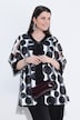 Jacke, Ausbrenner, A-Linie, Rundhals, 3/4-Arm