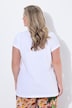Textured Voila Lettering Cap Sleeve Tee