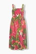 Maxikleid, Palmen, Rücken gesmokt, ärmellos