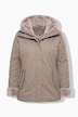 HYPRAR Funktions-Jacke, wasserdicht, Kapuze, Webpelz