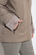 HYPRAR Funktions-Jacke, wasserdicht, Kapuze, Webpelz