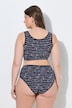 Bustier, Ringel/Blüten, Rundhalsausschnitt