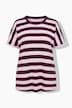 T-Shirt, Ringel, Oversized, Rundhals, Halbarm