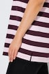 T-Shirt, Ringel, Oversized, Rundhals, Halbarm