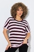 T-Shirt, Ringel, Oversized, Rundhals, Halbarm