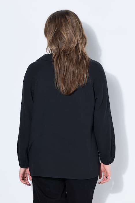 Musselin tuniek, wijde raglanmouwen