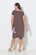 Robe t-shirt, encolure V. Label OEKO-TEX MIG