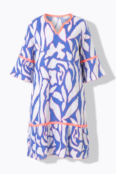 Musseline Kleid, 3/4 Arm