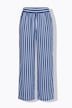 Pantaloni a vita alta, gamba ampia, righe