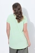 Striped Cap Sleeve Knit Tunic
