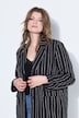 Blazer, oversized, krijtstrepen met pailletten