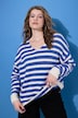 Pullover, Boxy Shape, Streifenstrick
