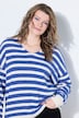 Pullover, Boxy Shape, Streifenstrick