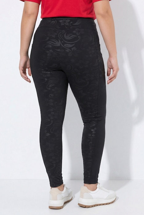 Sportleggings, High Waist, schnelltrocknend, Elastikbund