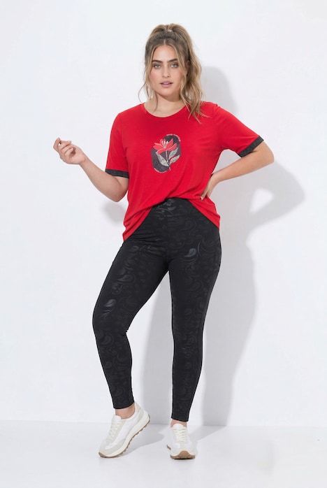 Sportleggings, High Waist, schnelltrocknend, Elastikbund