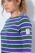 Shirt, Ringel, U-Boot-Ausschnitt, 3/4-Arm, Biobaumwolle
