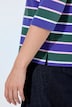 Shirt, Ringel, U-Boot-Ausschnitt, 3/4-Arm, Biobaumwolle