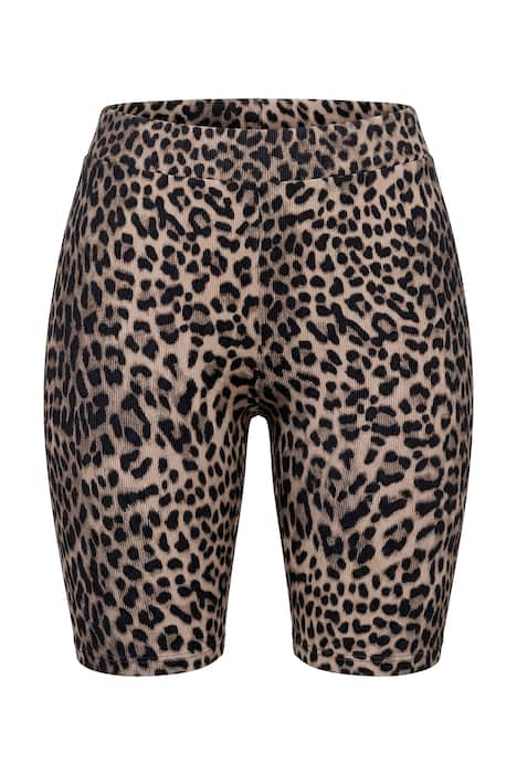 Cyklistické legíny, vysoký pas, žebrovaný úplet, elastický pas