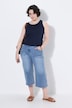 Jeans-Culotte Mary, weites Bein, Komfortbund