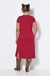Midi-Jerseykleid, A-Line, Drapierung mit Bindeband