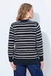 Pullover, Streifen, V-Ausschnitt, Langarm, Biobaumwolle