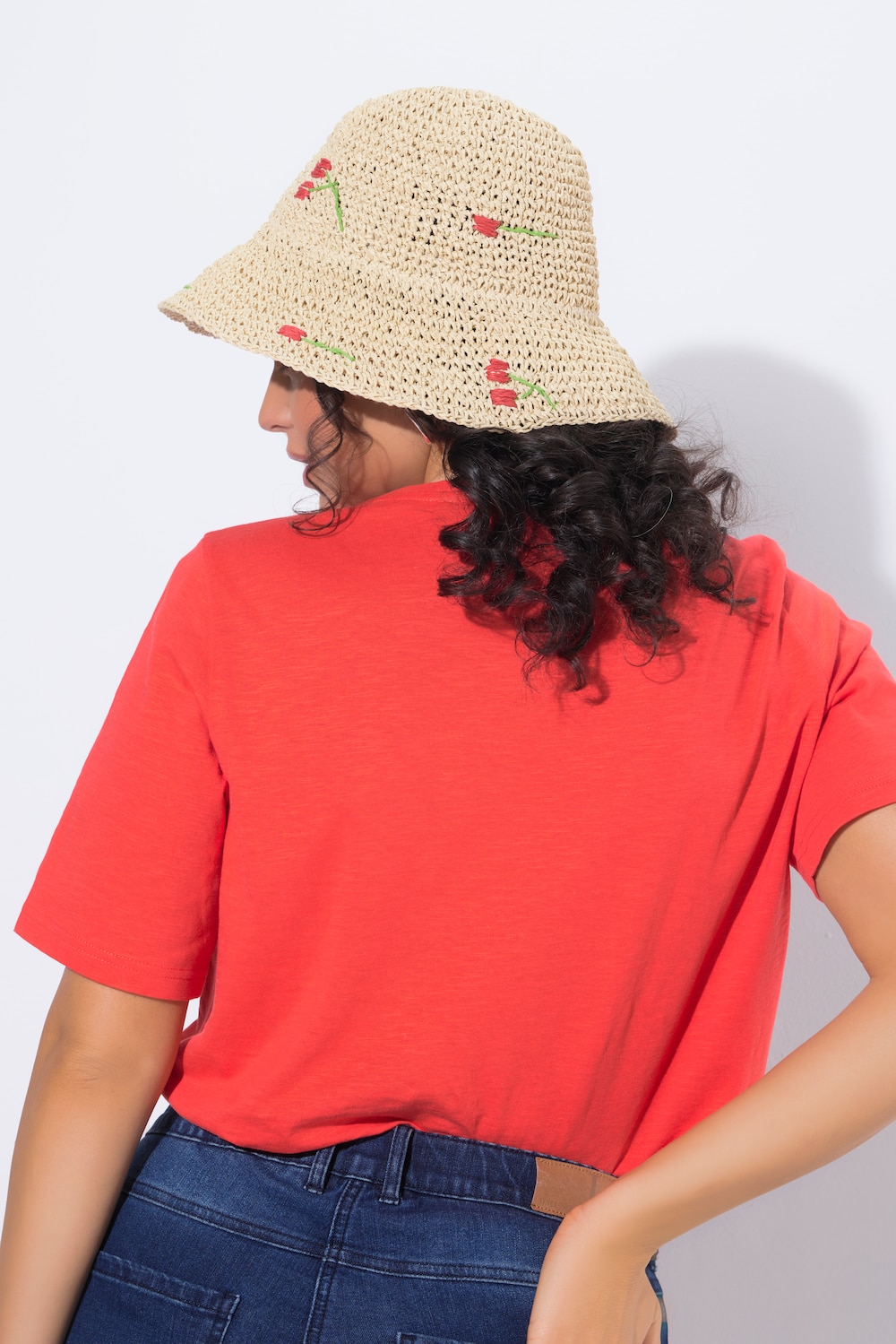 Strohhut, Blumen, Papierstroh