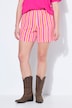Shorts, Wide Legs, Neon-Stripes, Elastikbund