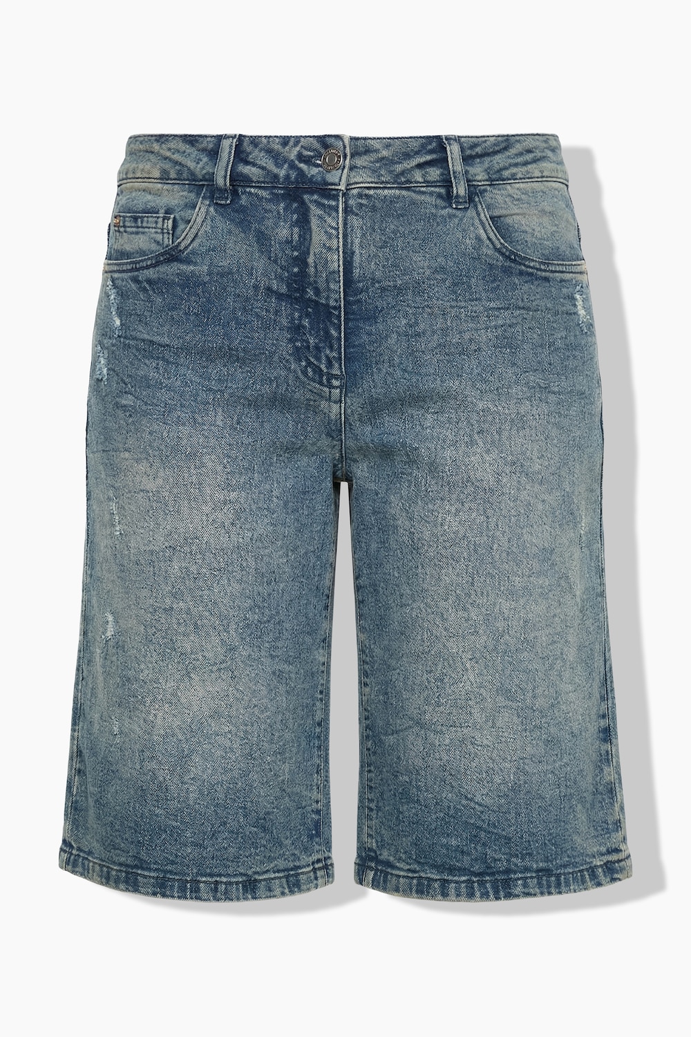 Stora storlekar Jeansshorts, Dam, blå, storlek: 44, Bomull, Angel of Style