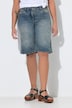Bermuda en jean 5 poches, taille haute et jambe large