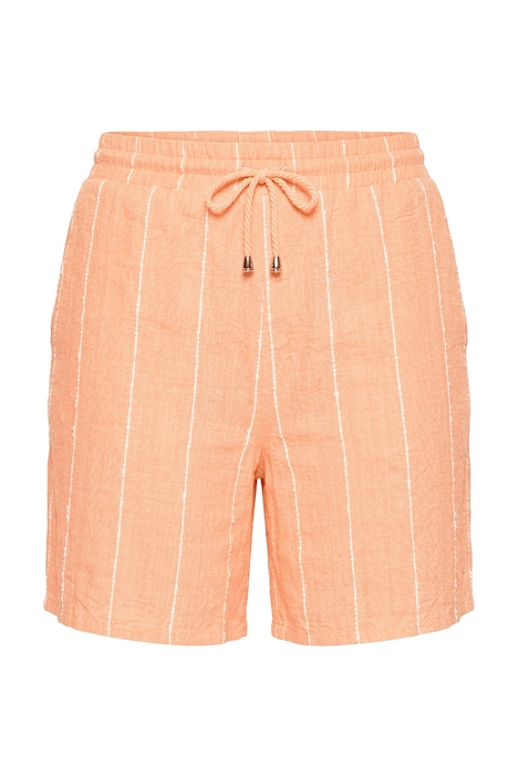 Kraťasy, široké nohavice, pruhy, struktura, elastický pas