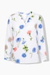 Tuniek, regular fit, bloemmotief