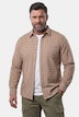 Kostkovaná košile, dlouhé rukávy, krep, kentový límec, komfortní střih, do vel. 8XL