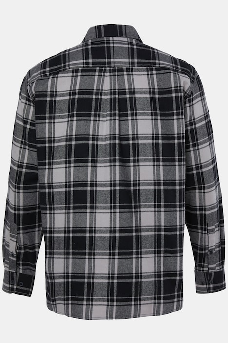 Karo-Flanellhemd, Langarm, Kentkragen, Comfort Fit, bis 8 XL