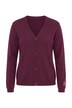 Strickjacke, Rückenmotiv, V-Ausschnitt, Langarm