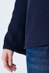 Pullover, Kelchkragen, V-Ausschnitt, Langarm, Biobaumwolle