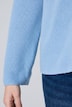 Pullover, Kelchkragen, V-Ausschnitt, Langarm, Biobaumwolle