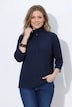 Pullover, Rippstrick, Rollkragen, 3/4-Arm, Biobaumwolle