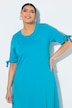 Ribbon Tie Short Sleeve A-Line Dress