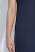 Strickkleid, Rollkanten, V-Ausschnitt, ärmellos