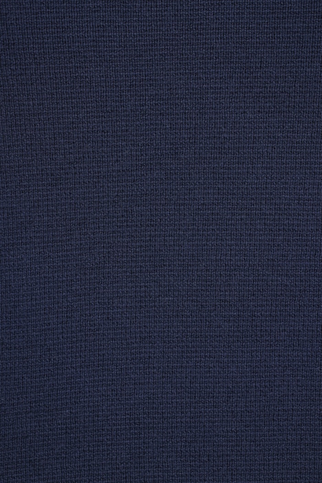 Strickkleid, Rollkanten, V-Ausschnitt, ärmellos