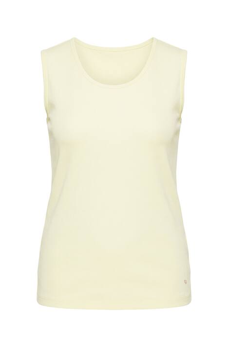 Stonewashed Fringed Hem Tank Top