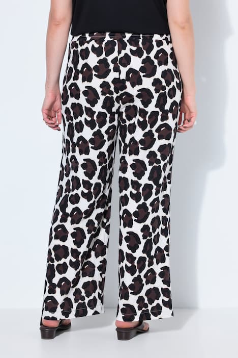 Hose, Wide Legs, Musselin, Leo