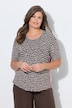 T-shirt, korte mouwen, ronde hals, all-over print, OEKO-TEX