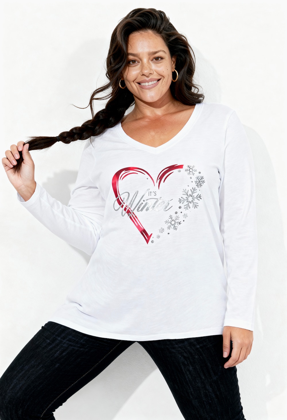 T-Shirt, Weihnachtsherz