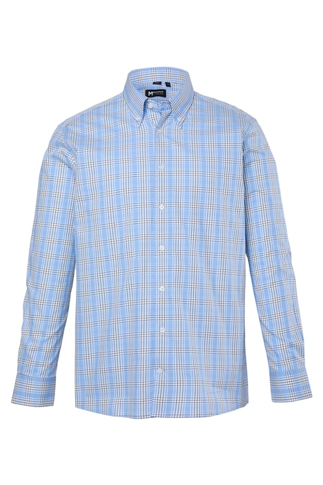 kostkovaná košile, dlouhé rukávy, límeček s knoflíky, pohodlný střih, do vel. 8XL