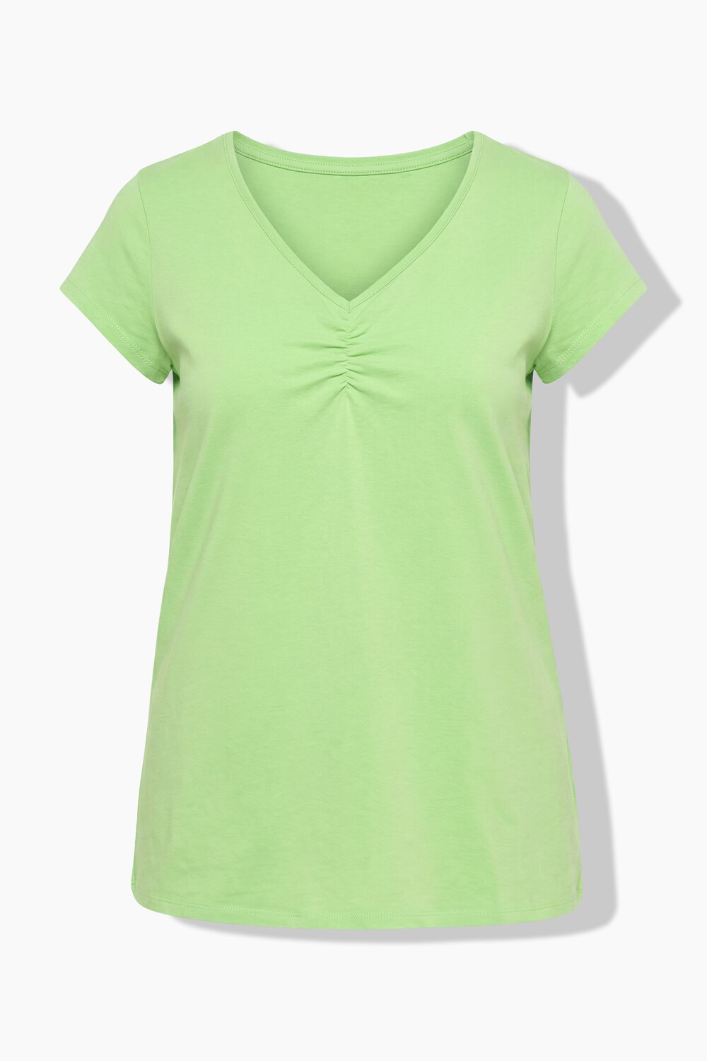 Stora storlekar T-shirt, Dam, grön, storlek: 58, Bomull, Angel of Style