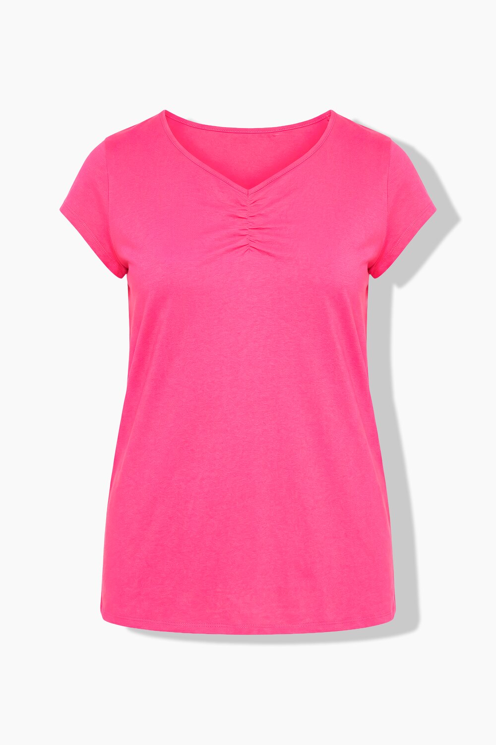 Stora storlekar T-shirt, Dam, rosa, storlek: 44, Bomull, Angel of Style