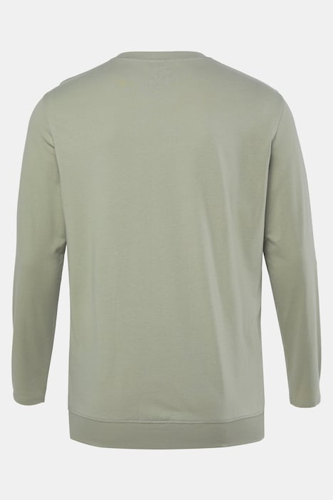 Piżama, zestaw dwuczęściowy, Belly Fit, krata, długi rękaw, do rozm. 8XL