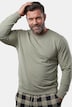 Piżama, zestaw dwuczęściowy, Belly Fit, krata, długi rękaw, do rozm. 8XL